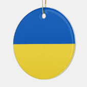 Décoration En Céramique Drapeau de l'Ukraine (Gauche)