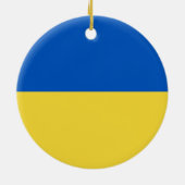 Décoration En Céramique Drapeau de l'Ukraine (Dos)