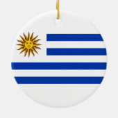 Décoration En Céramique Drapeau de l'Uruguay (Dos)
