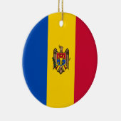 Décoration En Céramique Drapeau de Moldova (Droite)