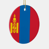 Décoration En Céramique Drapeau de Mongolie (Droite)