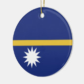 Décoration En Céramique Drapeau de Nauru (Gauche)