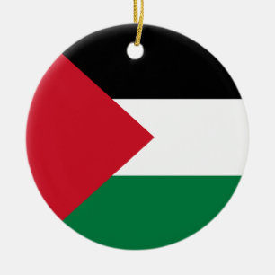 Décoration En Céramique Drapeau de Palestine