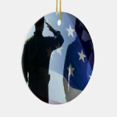 DÉCORATION EN CÉRAMIQUE DRAPEAU DE SALUT (Droite)