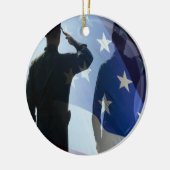 DÉCORATION EN CÉRAMIQUE DRAPEAU DE SALUT (Gauche)