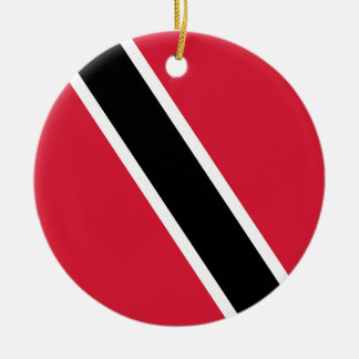 Décoration En Céramique Drapeau de Trinité-et-Tobago