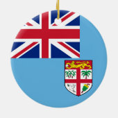 Décoration En Céramique Drapeau des Fidji (Dos)