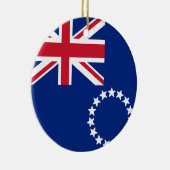 Décoration En Céramique Drapeau des Îles Cook (Droite)