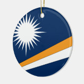 Décoration En Céramique Drapeau des Marshall Islands (Gauche)