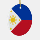 Décoration En Céramique Drapeau des Philippines (Droite)