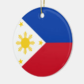 Décoration En Céramique Drapeau des Philippines (Gauche)