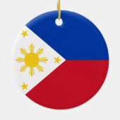 Décoration En Céramique Drapeau des Philippines (Dos)