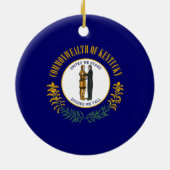 Décoration En Céramique Drapeau d'État du Kentucky (Dos)