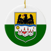 Décoration En Céramique Drapeau Donauschwaben (Dos)