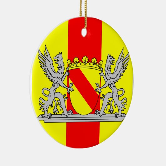 Décoration En Céramique Drapeau du Bade-Bade (Droite)