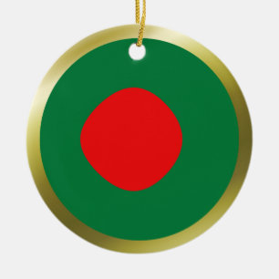 Décoration En Céramique Drapeau du Bangladesh