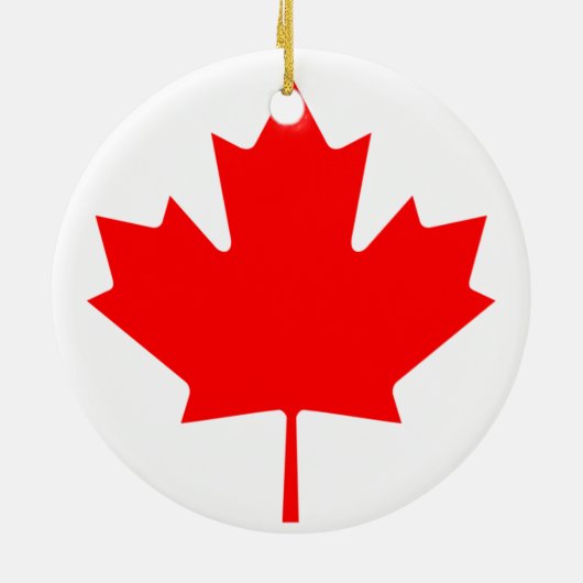 Décoration En Céramique Drapeau du Canada (Dos)
