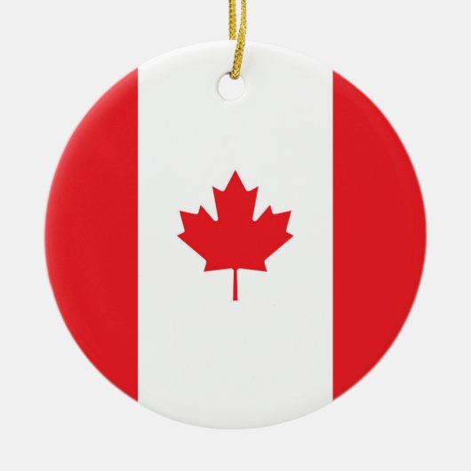 Décoration En Céramique Drapeau du Canada (Devant)