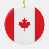 Décoration En Céramique Drapeau du Canada (Dos)