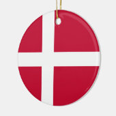 Décoration En Céramique Drapeau du Danemark (Gauche)