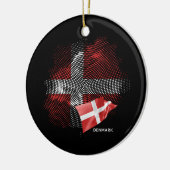 Décoration En Céramique Drapeau du Danemark (Gauche)