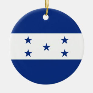 Décoration En Céramique Drapeau du Honduras