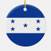 Décoration En Céramique Drapeau du Honduras (Dos)
