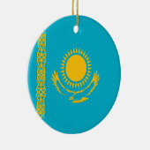 Décoration En Céramique Drapeau du Kazakhstan (Droite)