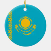 Décoration En Céramique Drapeau du Kazakhstan (Dos)