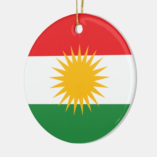 Décoration En Céramique Drapeau du Kurdistan (Gauche)