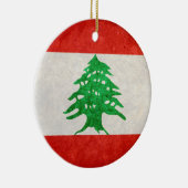 Décoration En Céramique Drapeau du Liban (Droite)