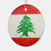 Décoration En Céramique Drapeau du Liban (Gauche)