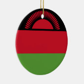 Décoration En Céramique drapeau du Malawi (Droite)