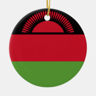Décoration En Céramique drapeau du Malawi