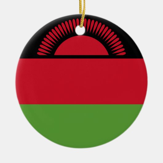 Décoration En Céramique drapeau du Malawi (Devant)