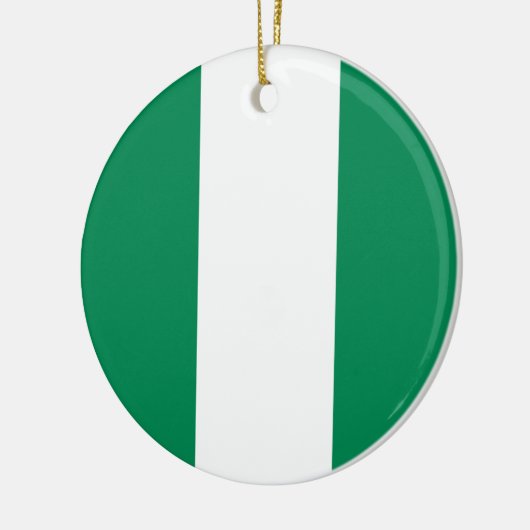 Décoration En Céramique Drapeau du Nigeria (Gauche)