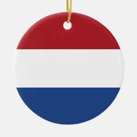 Décoration En Céramique Drapeau du Pays-Bas (Devant)