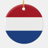 Décoration En Céramique Drapeau du Pays-Bas (Dos)