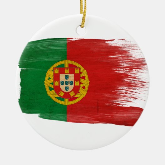 Décoration En Céramique Drapeau du Portugal (Devant)