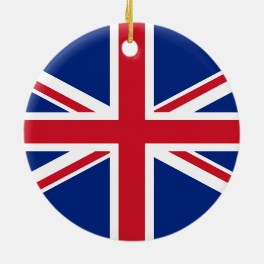 Décoration En Céramique Drapeau du Royaume-Uni (Dos)