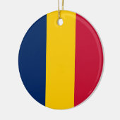 Décoration En Céramique Drapeau du Tchad (Gauche)