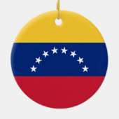 Décoration En Céramique Drapeau du Venezuela (Dos)