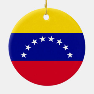 Décoration En Céramique Drapeau du Venezuela