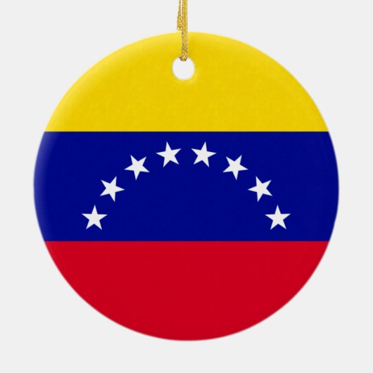 Décoration En Céramique Drapeau du Venezuela (Dos)
