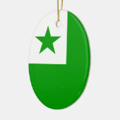 Décoration En Céramique Drapeau espéranto (Gauche)
