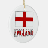 Décoration En Céramique Drapeau et nom de l'Angleterre (Droite)