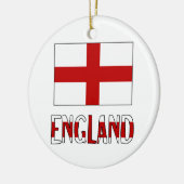 Décoration En Céramique Drapeau et nom de l'Angleterre (Gauche)