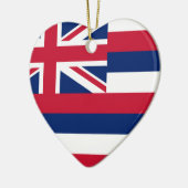 Décoration En Céramique Drapeau Hawaï (Gauche)