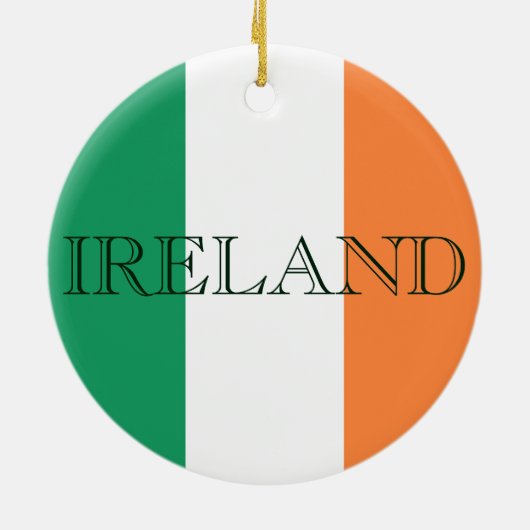 Décoration En Céramique Drapeau irlandais Irlande orncn (Dos)