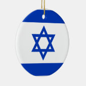 Décoration En Céramique Drapeau Israël (Droite)